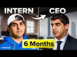 How I Went From Intern To CEO In 6 Months (My First Startup Gig)