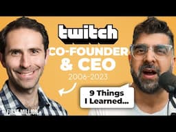 Twitch CEO Resigns After 16 Years | 9 Things I Learned From Him (#432)